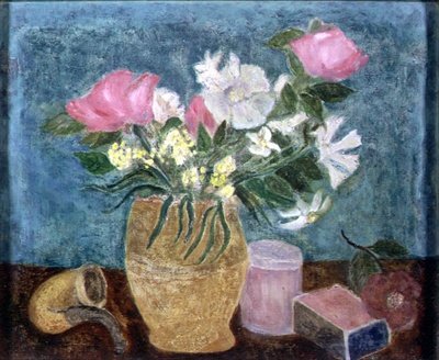 Stilleben (malet på bagsiden af 88536) 1928 af Christopher Wood