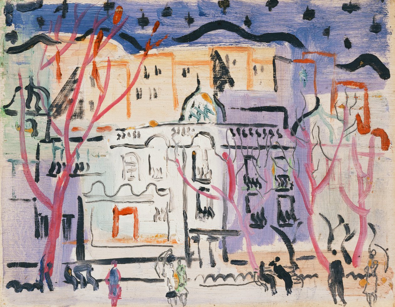 Gadescene, Sydfrankrig af Christopher Wood