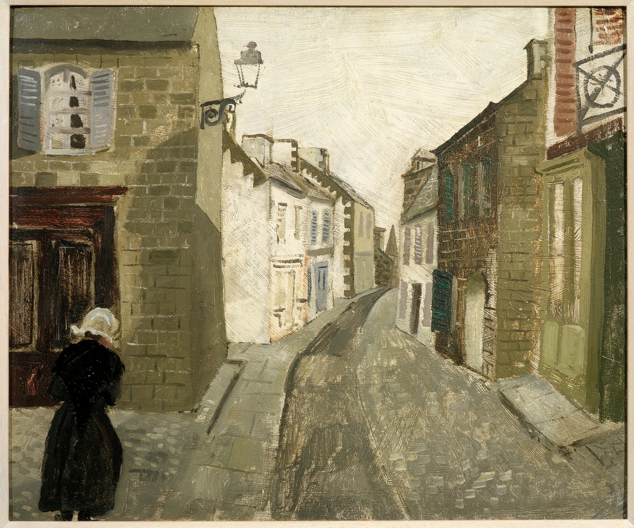 Gadescene i Treboul, 1930 af Christopher Wood