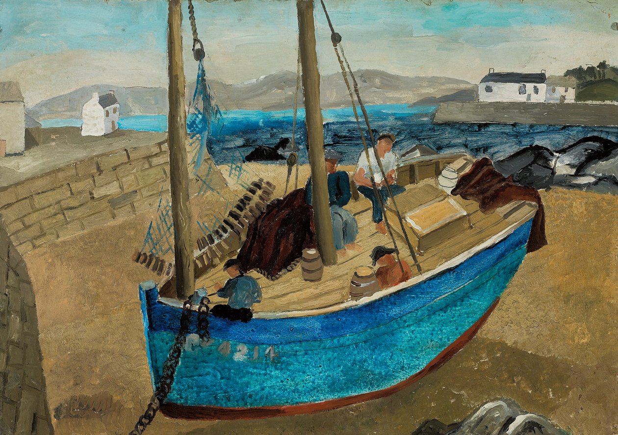 Den blå båd af Christopher Wood