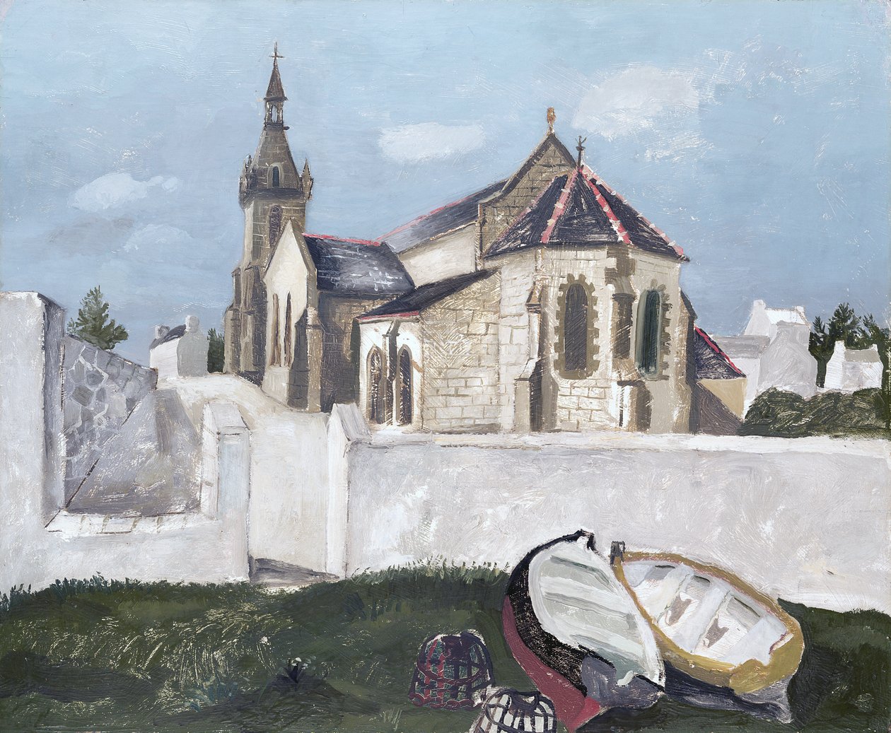 Treboul Church, Bretagne af Christopher Wood