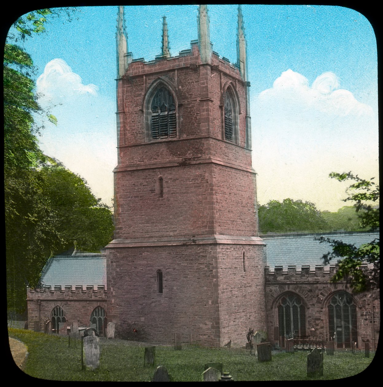 Bodmin Church, Cornwall, slutningen af det 19. eller begyndelsen af det 20. århundrede af Church Army Lantern Department