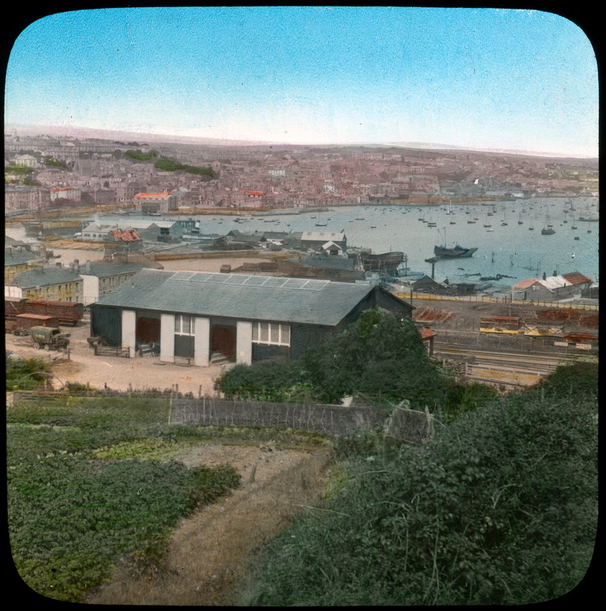 Falmouth, Cornwall, slutningen af det 19. eller begyndelsen af det 20. århundrede af Church Army Lantern Department