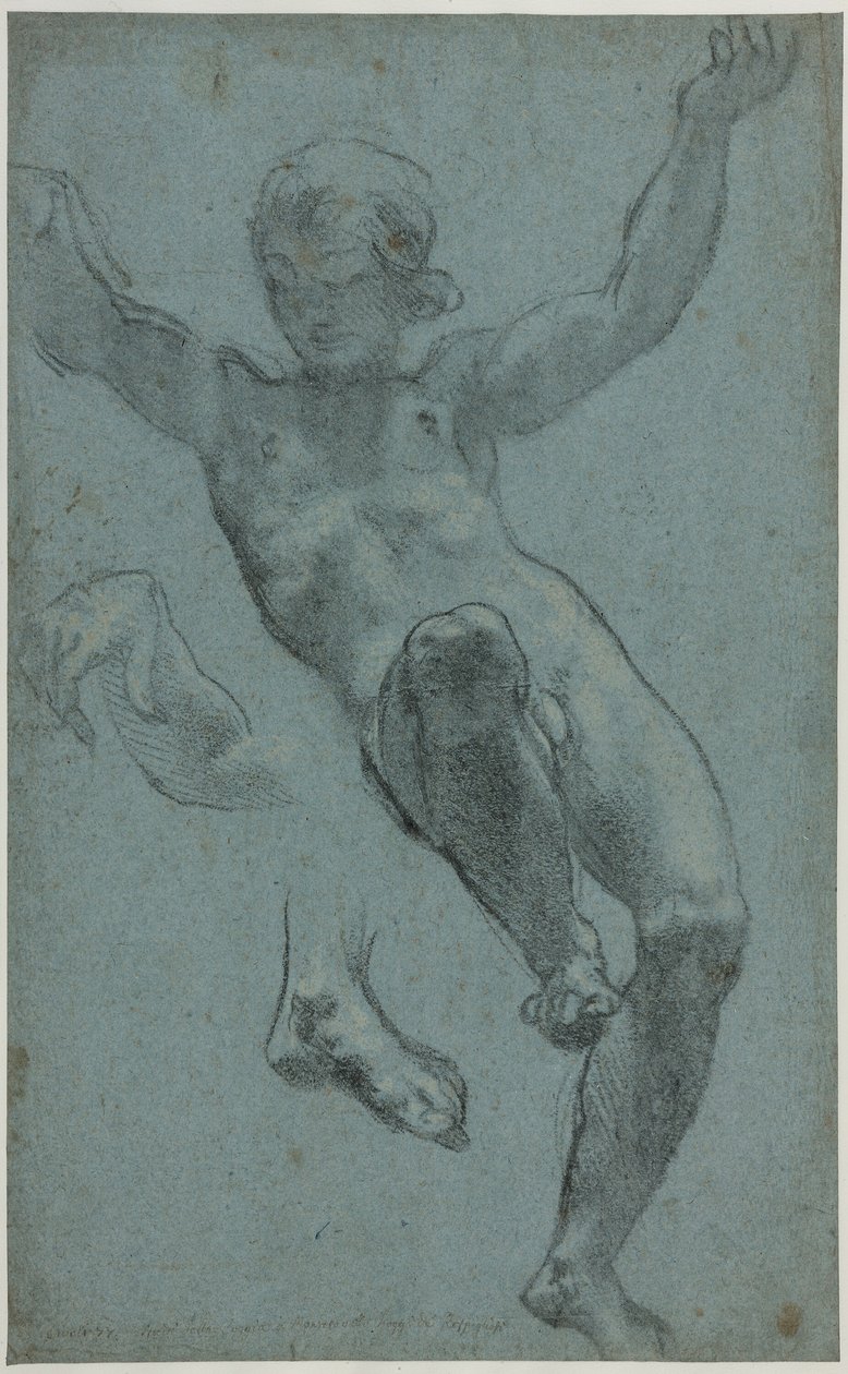 Studie af en ungdom til amor og psykes loggia af Cigoli