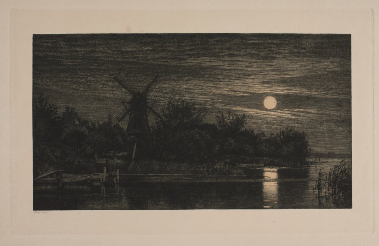 Måneskinsaften ved Tubæk af Cilius Johannes Konrad Andersen