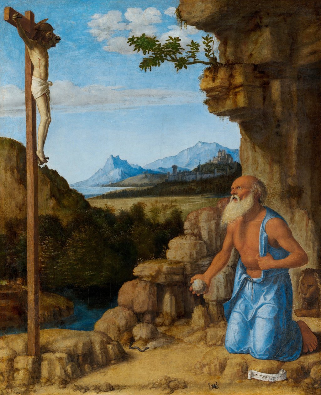 St Jerome i Wilderness Cima da Conegliano af Cima da Conegliano