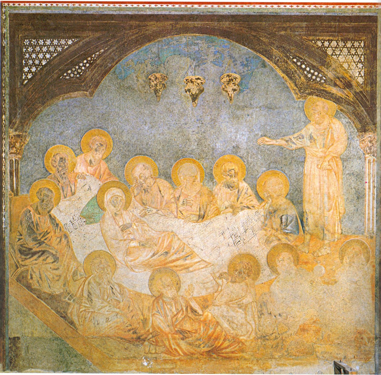 Marias død af Cimabue