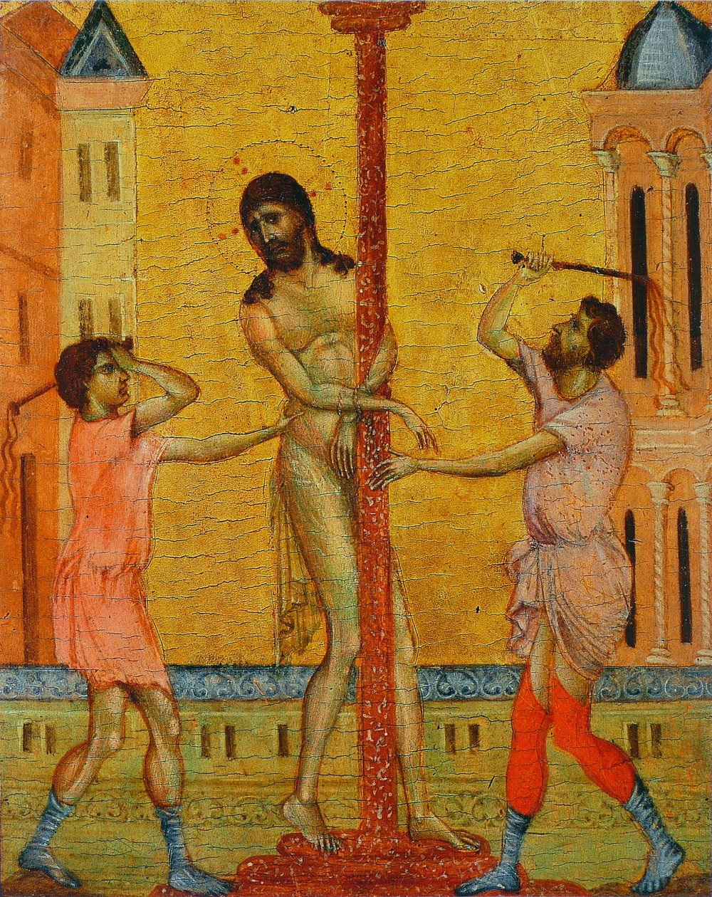 Kristi flagellation af Cimabue