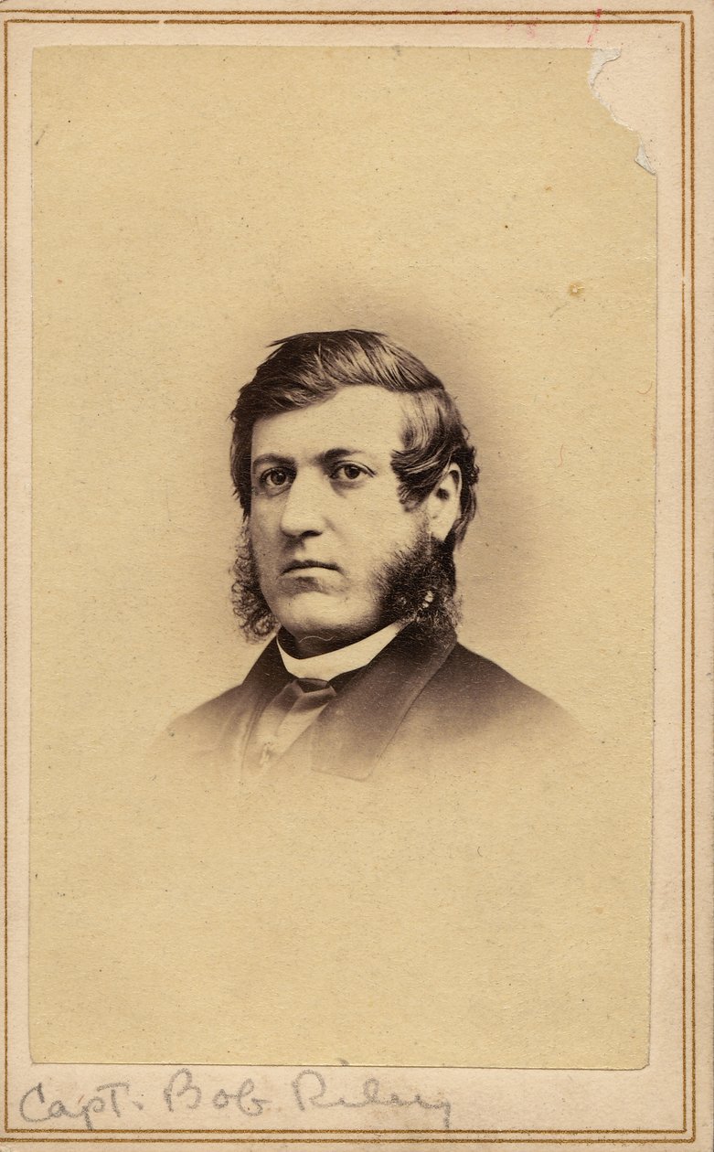 Portræt af Robert Riley, kaptajn af Cincinnati Landy