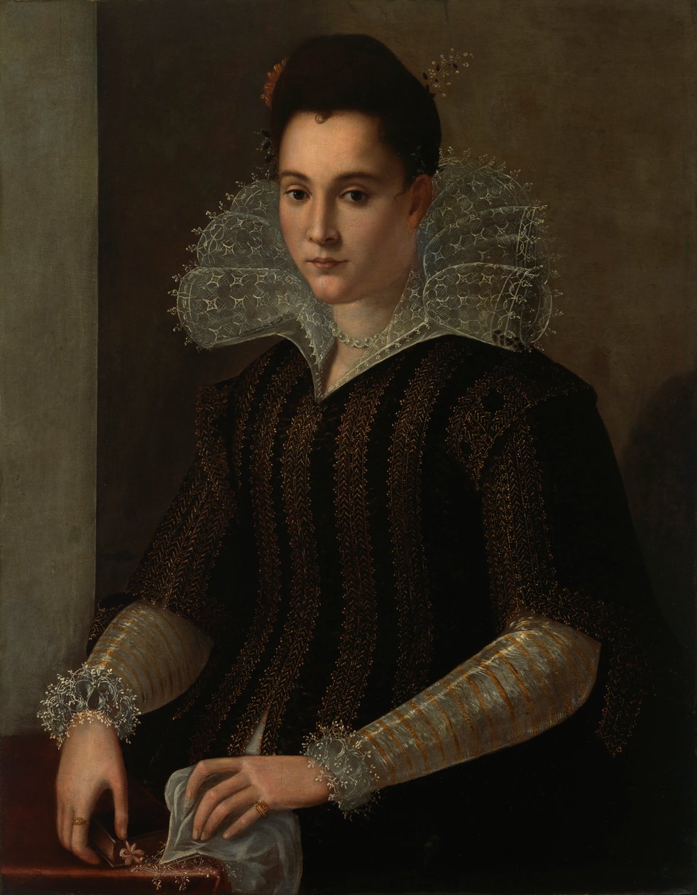 Portræt af en dame Finland af Circle of Alessandro Allori