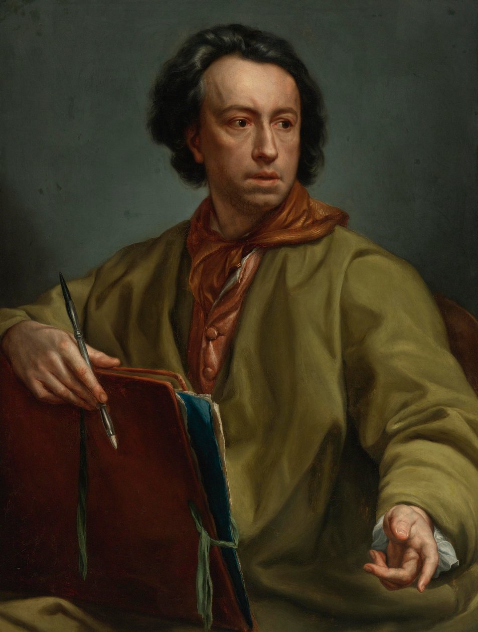 Selvportræt af Circle of Anton Raphael Mengs