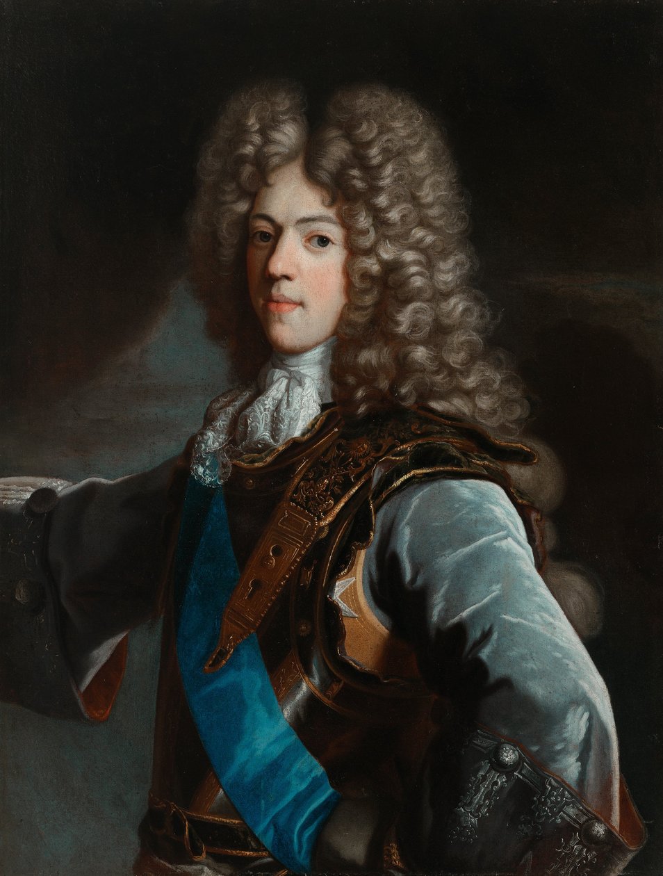 Portræt af Konstanty Władysław Sobieski (1680-1726) af Circle of Hyacinthe Rigaud