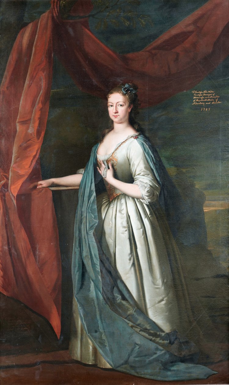 Frederica, grevinde FitzWalter af Circle of Joseph Highmore
