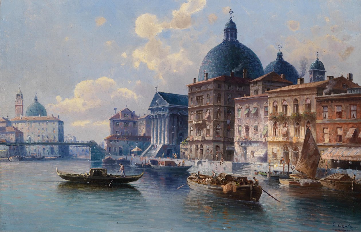San Simeone Kirke i Venedig af Karl Kaufmann