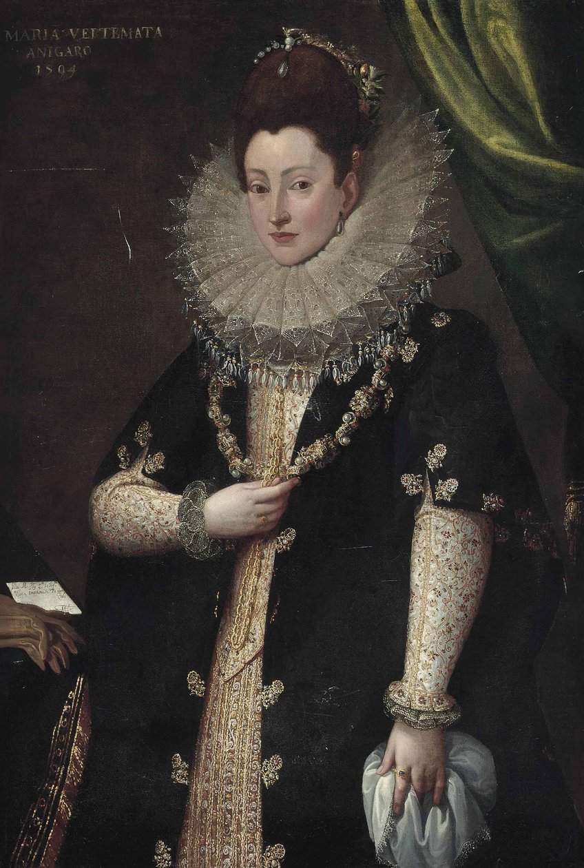 Cirkel af Frans Pourbus II Maria Vertemata af Circle of Frans Pourbus the Younger