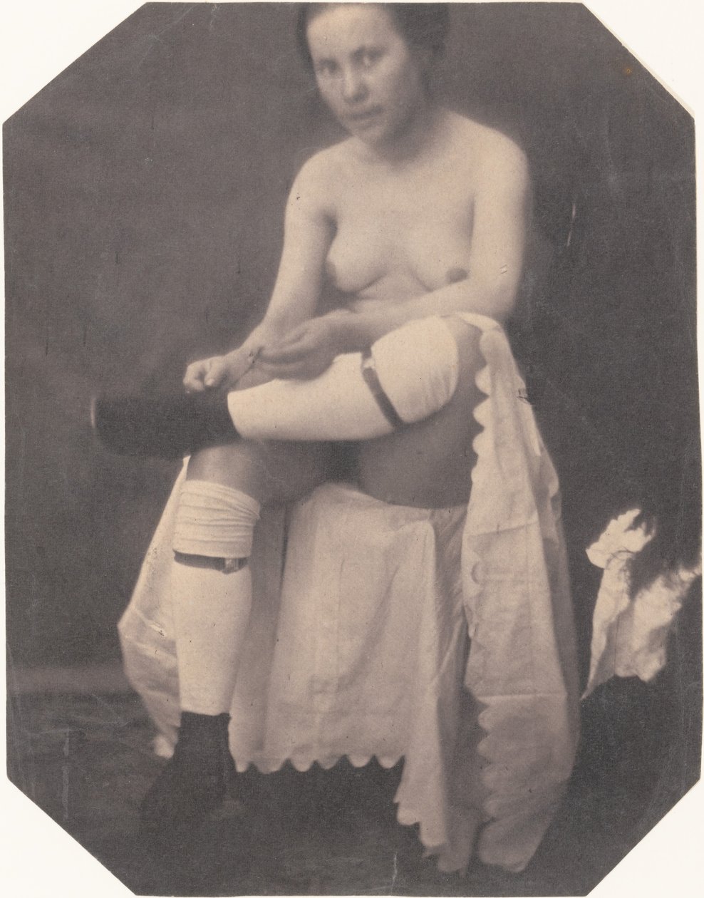 [Nøgen kvinde], ca. 1855. af Circle of Louis Adolphe Humbert de