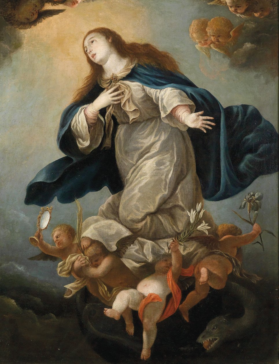 Maria Immaculata af Circle of Mateo Cerezo
