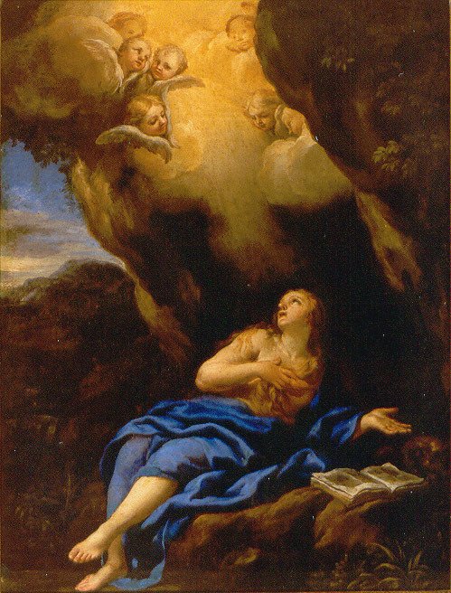 Maria Magdalena i hulen af Ciro Ferri