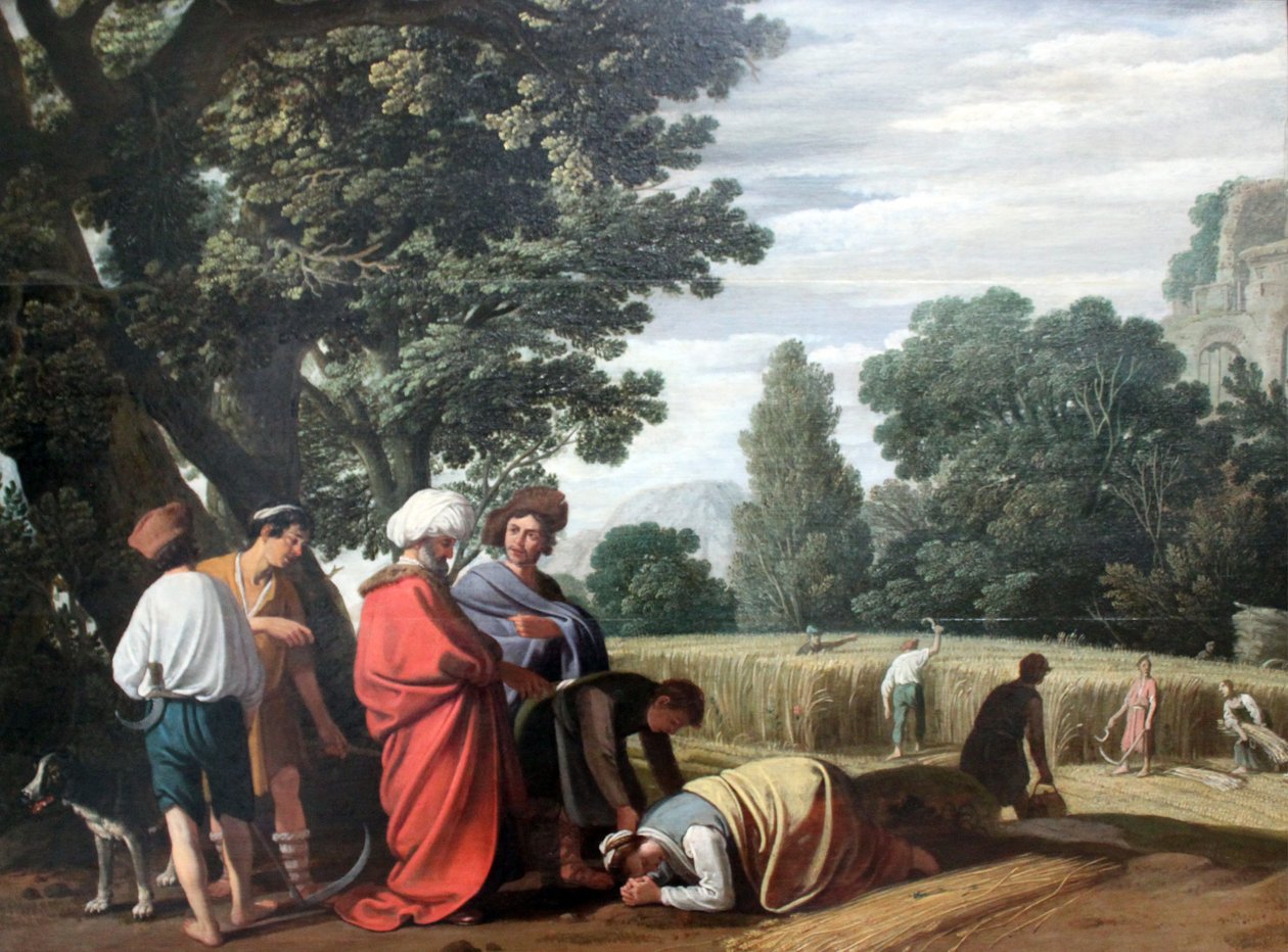 Ruth og Boaz af Claes Corneliszoon Moeyaert
