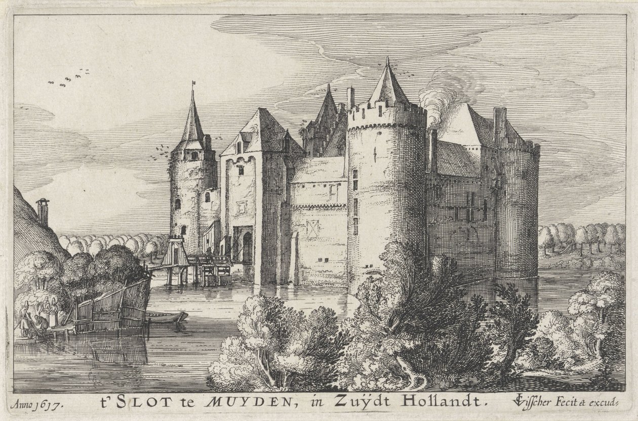 Udsigt over Muiderslot t