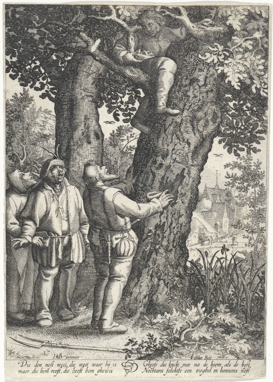 Vogelnestrover af Claes Jansz. Visscher (II)