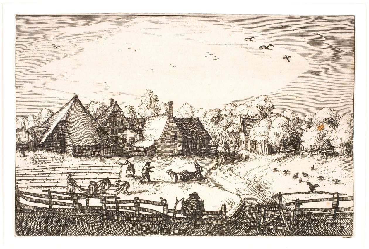 Blegemarker nær Haarlemmerhout af Claes Jansz. Visscher