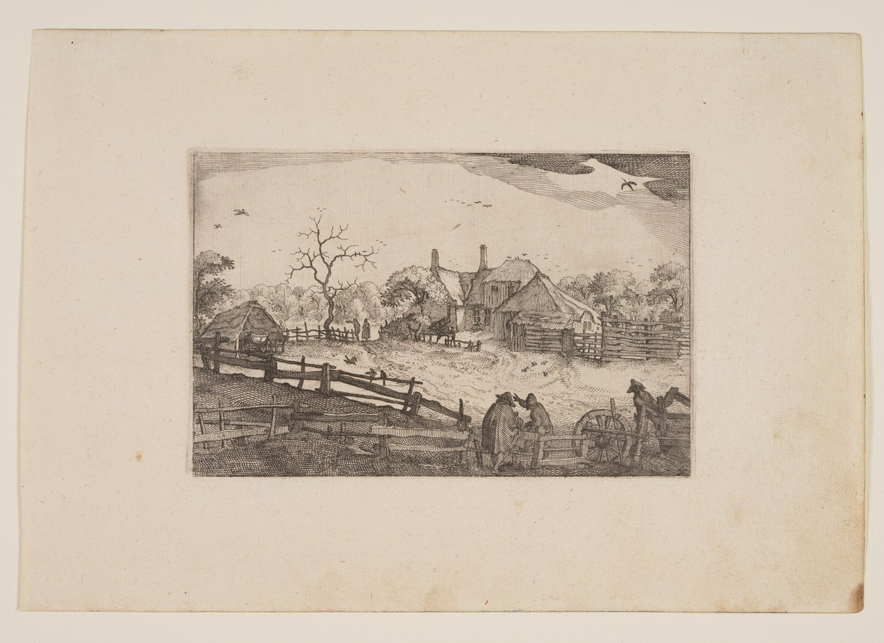 Fars kro, fra udsigter i omgivelserne af Haarlem (Plaisante Plaetsen) af Claes Jansz. Visscher