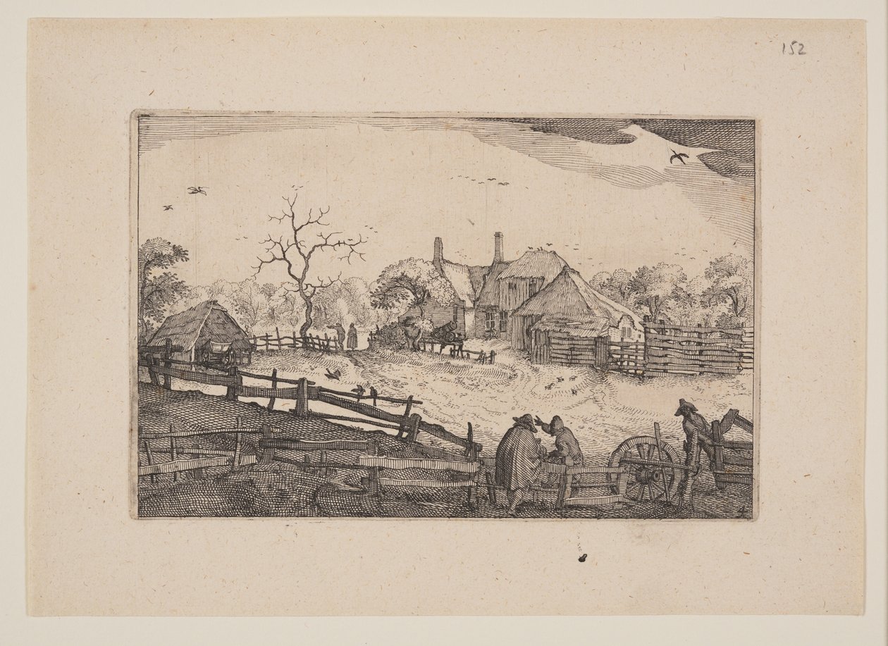 Fars kro, fra udsigter i omgivelserne af Haarlem (Plaisante Plaetsen) af Claes Jansz. Visscher