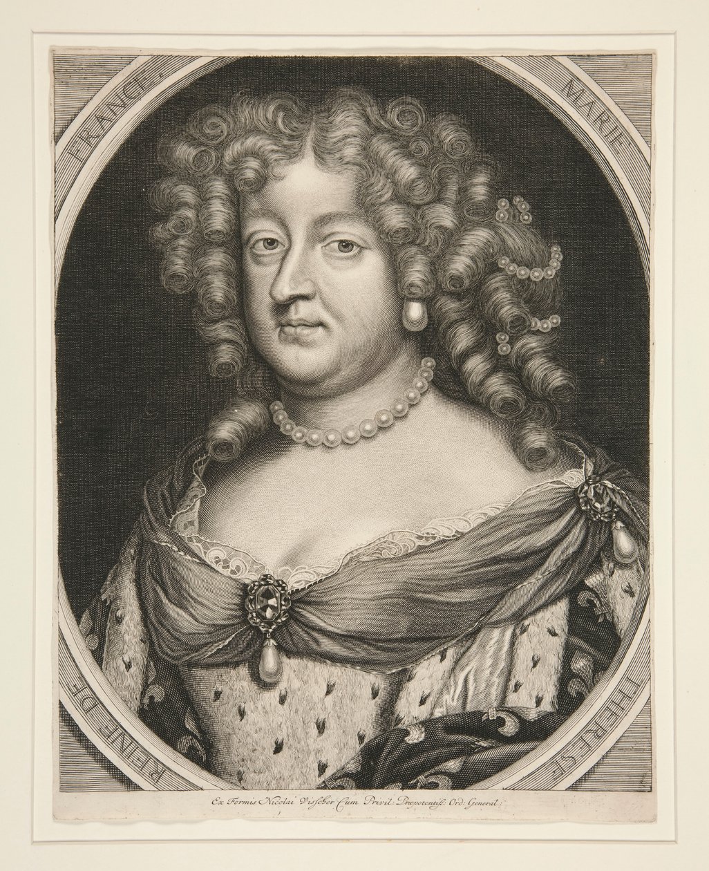 Marie Therese, dronning af Frankrig af Claes Jansz. Visscher