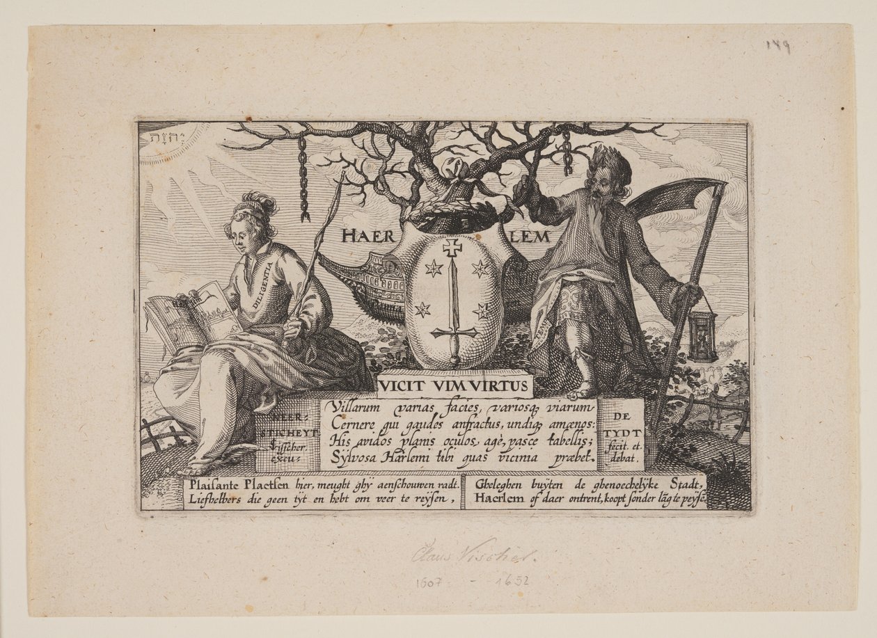 Titel, fra Udsigter i Haarlems omgivelser (Plaisante Plaetsen) af Claes Jansz. Visscher