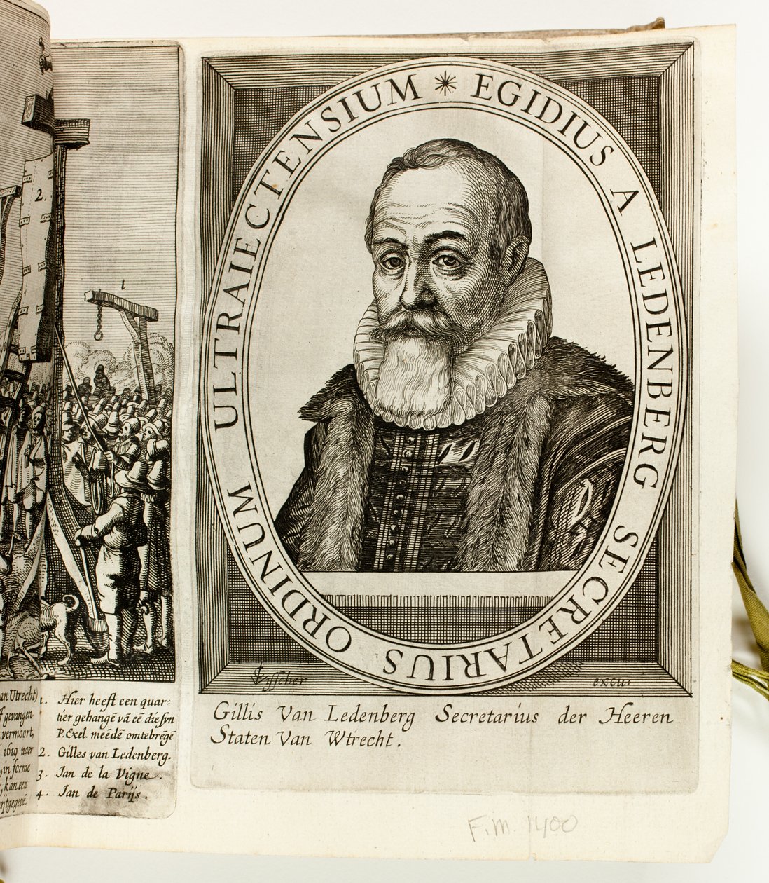 Et album med hollandske politiske tryk og pamfletter om prins Maurits af Oranien og Johan van Oldenbarnevelt af Claes Jansz. Visscher II