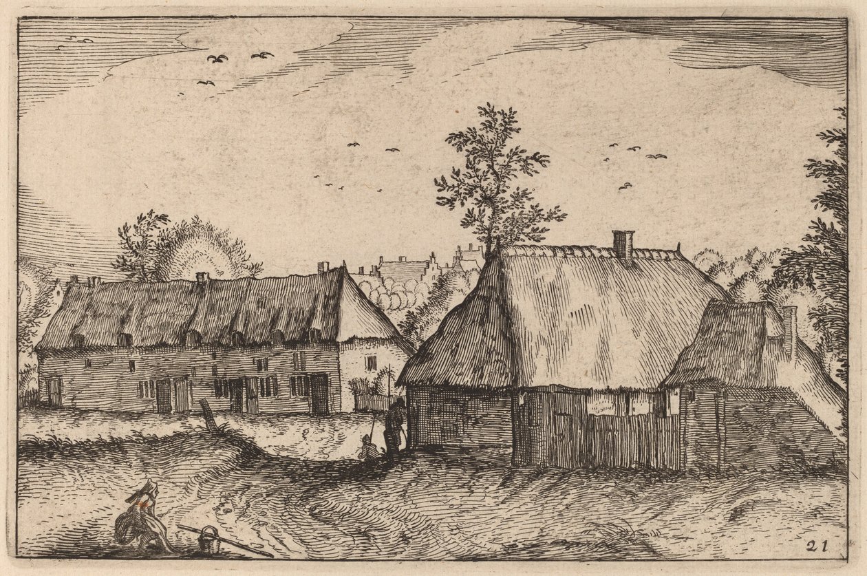 Store Skure af Claes Jansz Visscher after Johannes van Doetechum, the Elder after Lucas