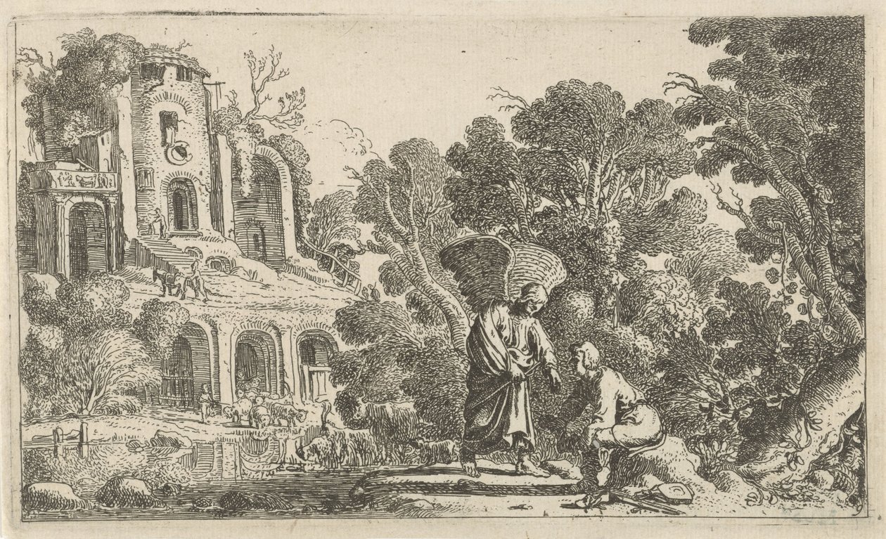 Tobias og englen ved Tigris Historien om Tobias (serietitel) af Claes Moeyaert