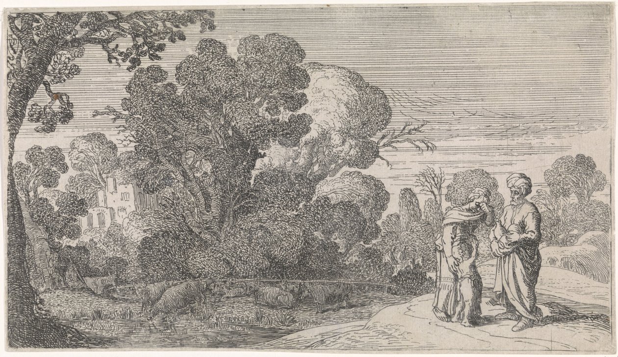 Udvisning af Hagar og Ismael History of Abraham (serietitel) af Claes Moeyaert