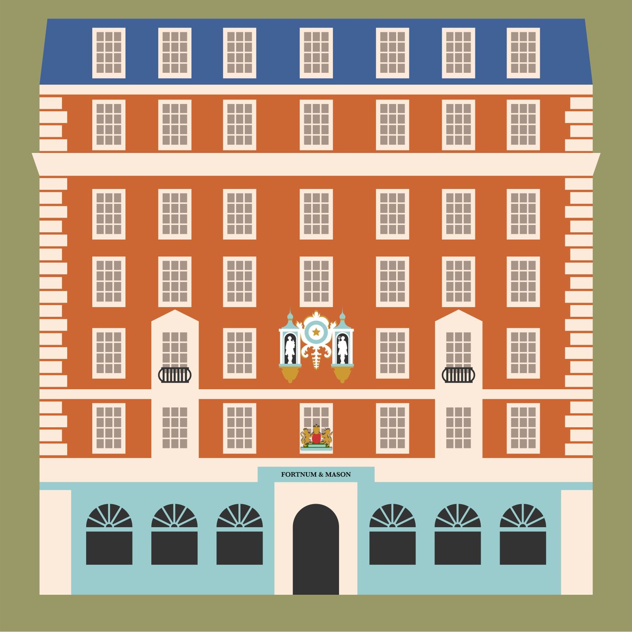 Fortnum og Mason, Piccadilly af Claire Huntley