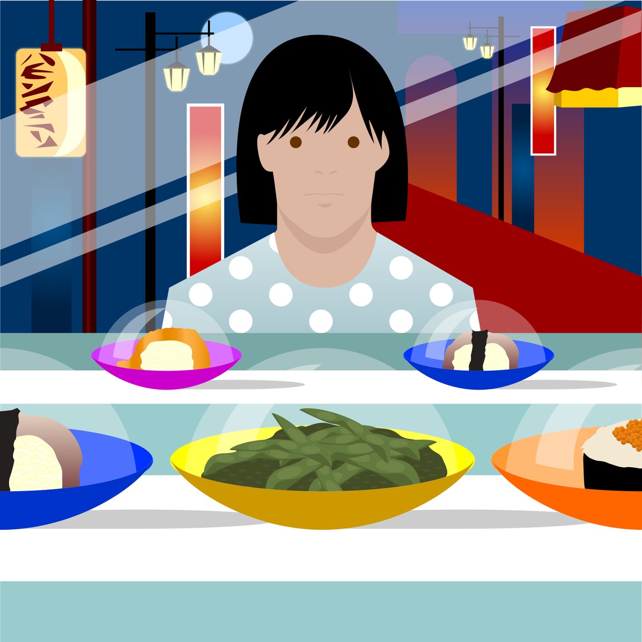 Sushi-tog af Claire Huntley