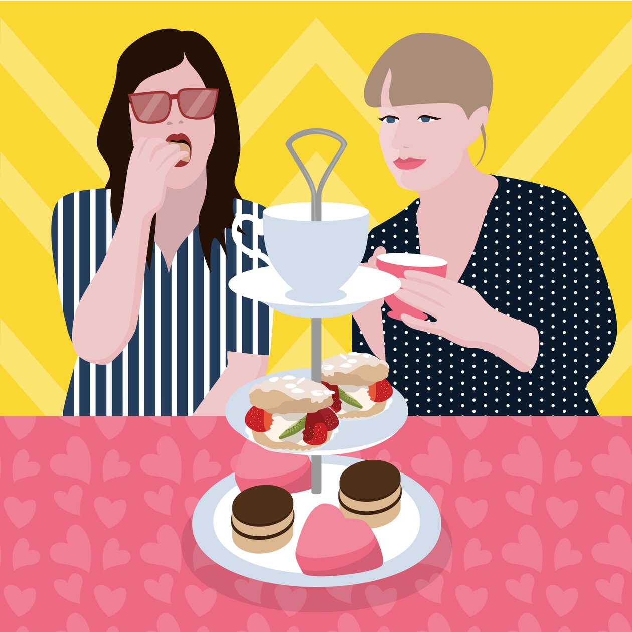 Tea Party af Claire Huntley