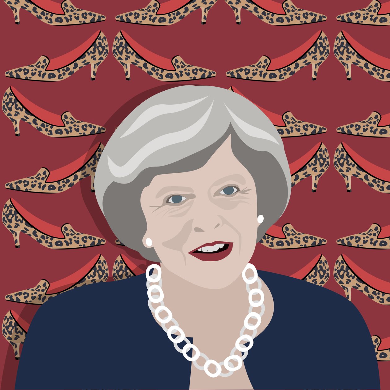 Theresa May og killingens hæl af Claire Huntley