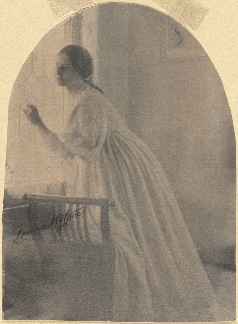 Ved vinduet, 1896. af Clarence H. White