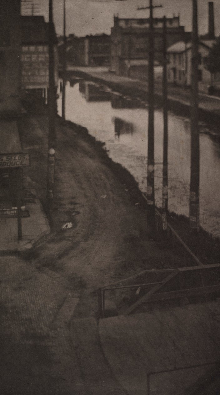 Telegrafpoler, 1898. af Clarence H. White