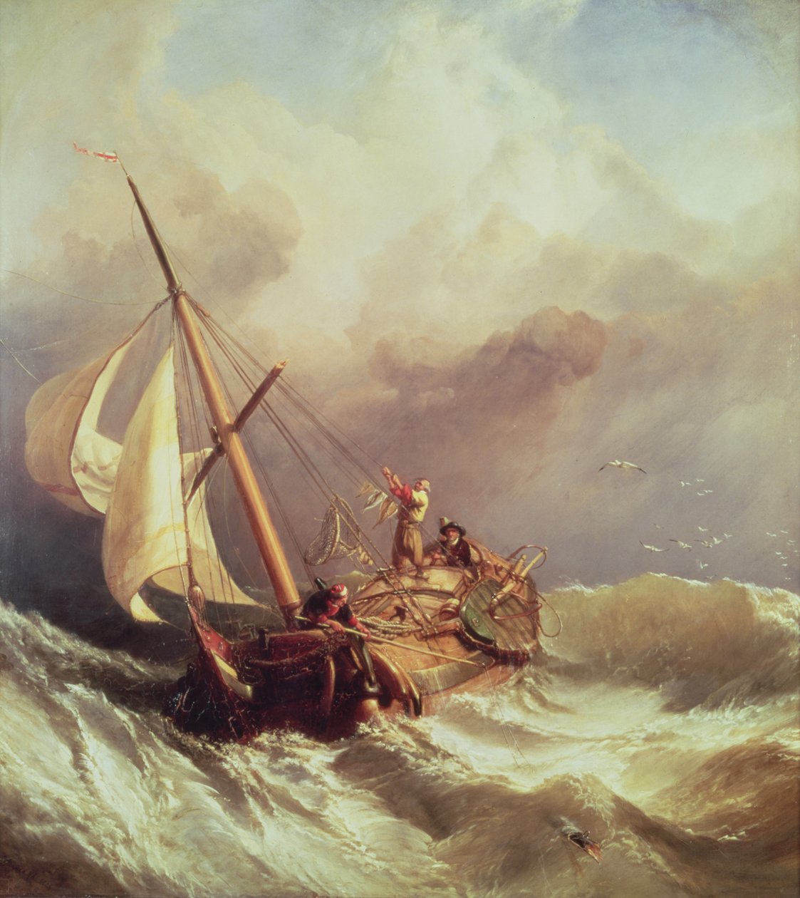 På Doggerbanken, 1846 af Clarkson Frederick Stanfield