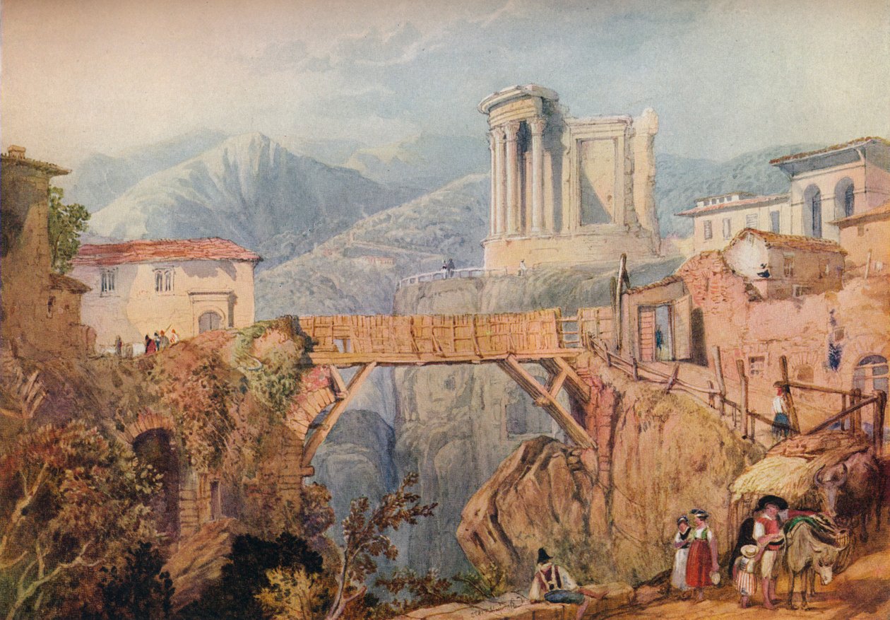 Tivoli, 1833 af Clarkson Stanfield