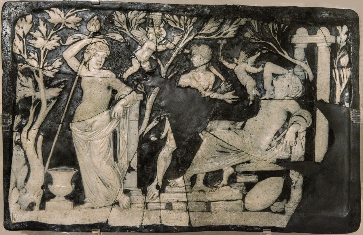 Bacchus og Ariadne Cameo, 1. H. 1. århundrede. AD. af Classical Antiquities.