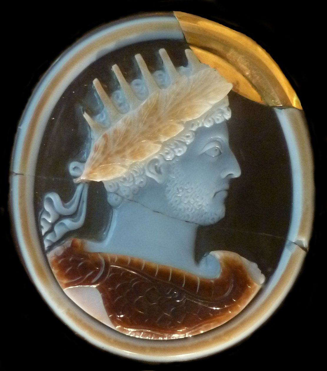 Kejser Commodus Cameo af Classical Antiquities