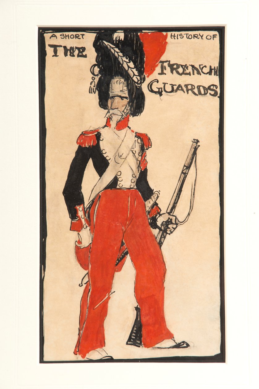 En kort historie om de franske garder, 1917 af Claud Lovat Fraser
