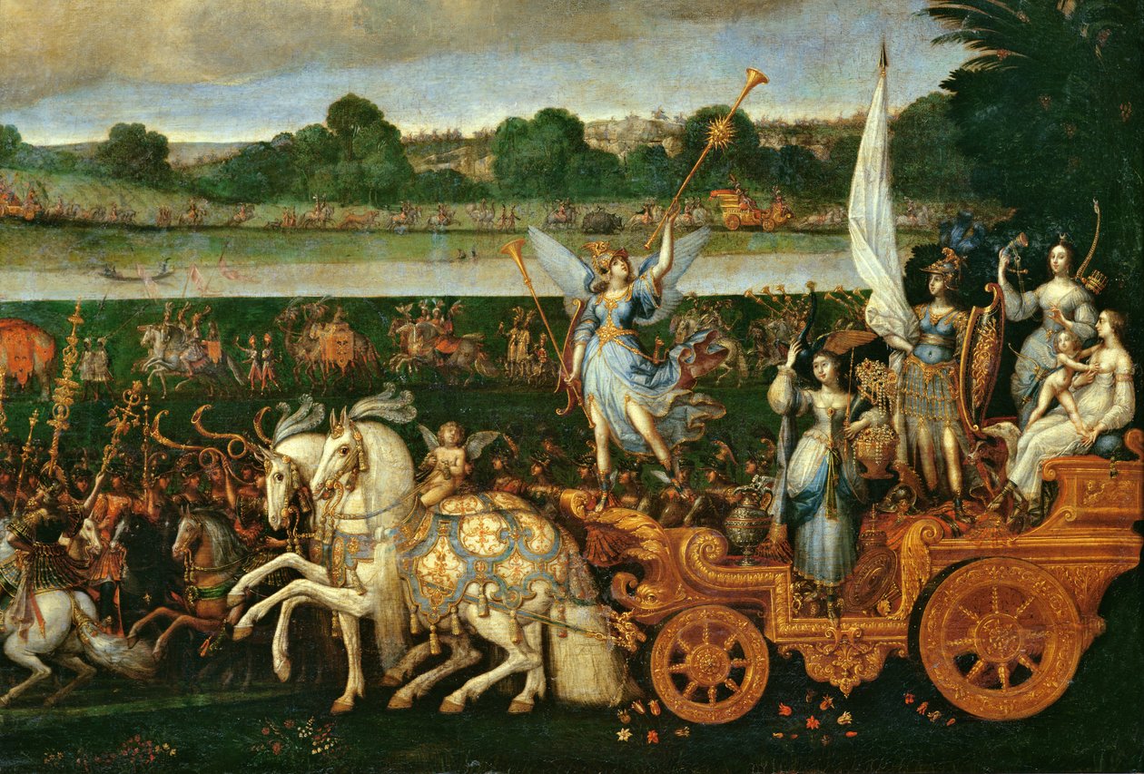 Jord, detalje af højre side, ca. 1640-41 af Claude Deruet