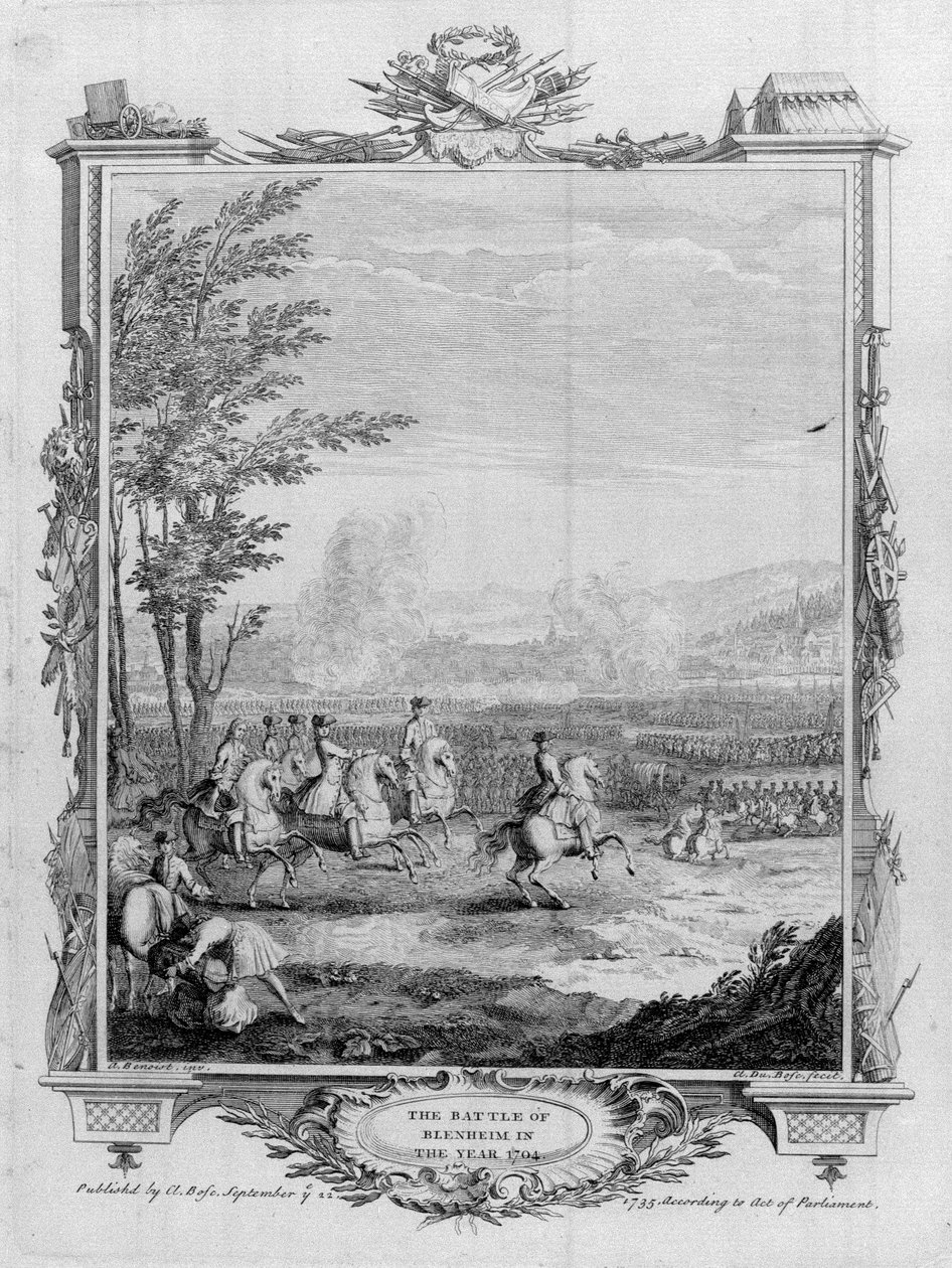 Slaget ved Blenheim, 13.-18. august 1704, 1735 af Claude Dubosc