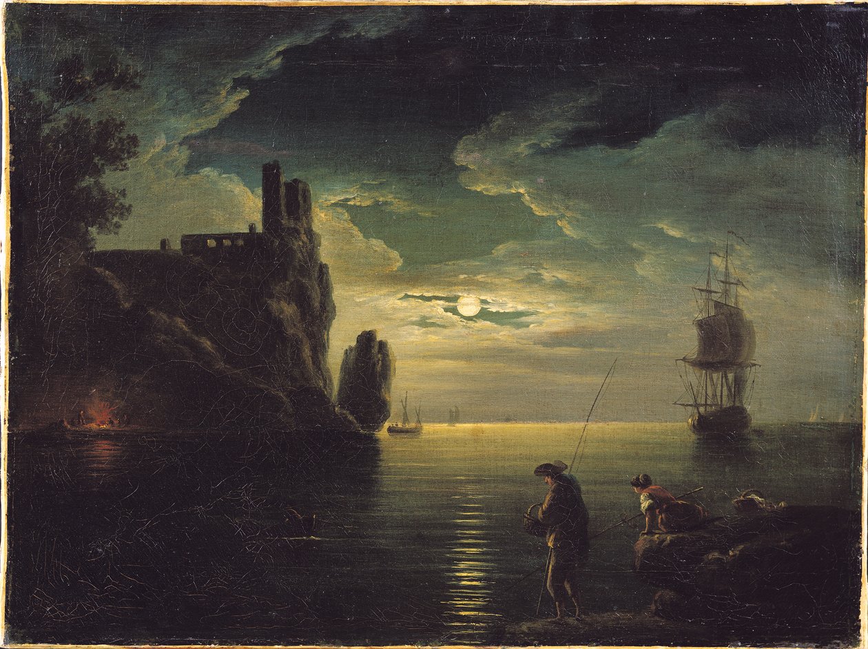 Aften Havlandskab af Claude Joseph Vernet