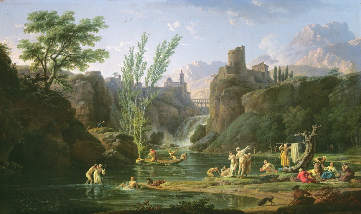 Morgen, de badende, 1772 af Claude Joseph Vernet