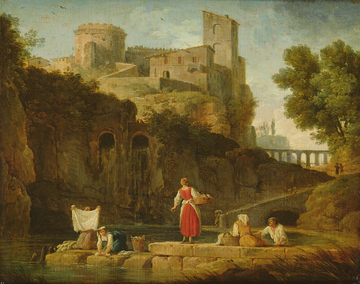 Udsigt over Italien af Claude Joseph Vernet
